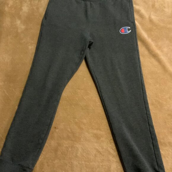 Champion‎ Youth XL Grey Jogger Sweatpants Gym Workout Pants C03 - Picture 1 of 6